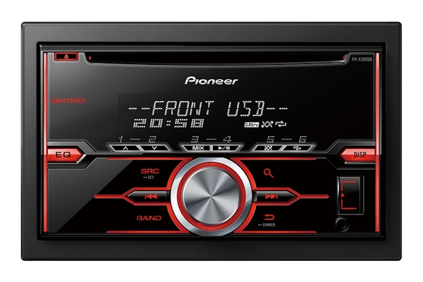  PIONEER FH-X380UB, 2DIN, CD/MP3-, 4X50, USB, AUX-