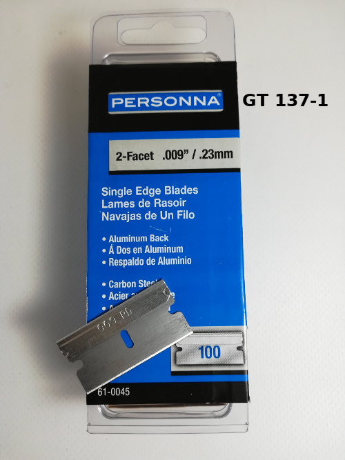 GT 137-1  Personna (61-0045)      GT 138,GT212,GT 109 ( 100.)   