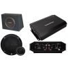 Комплект Rockford Fosgate усилитель R250-4+акустика R165-S+сабвуфер R1S 412 in box
