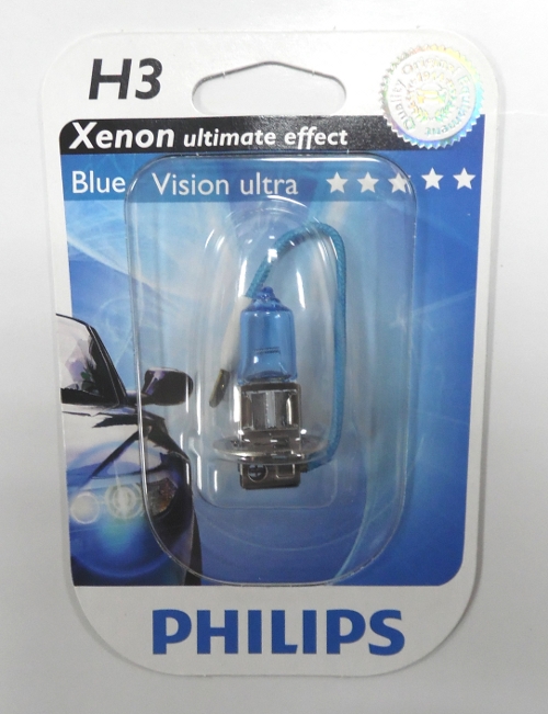   Philips  H3  Blue Vision ultra  1 